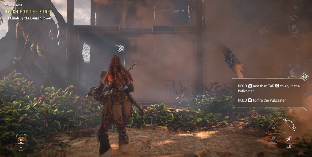 Horizon Forbidden West grappling hook guide - How to get, equip and use