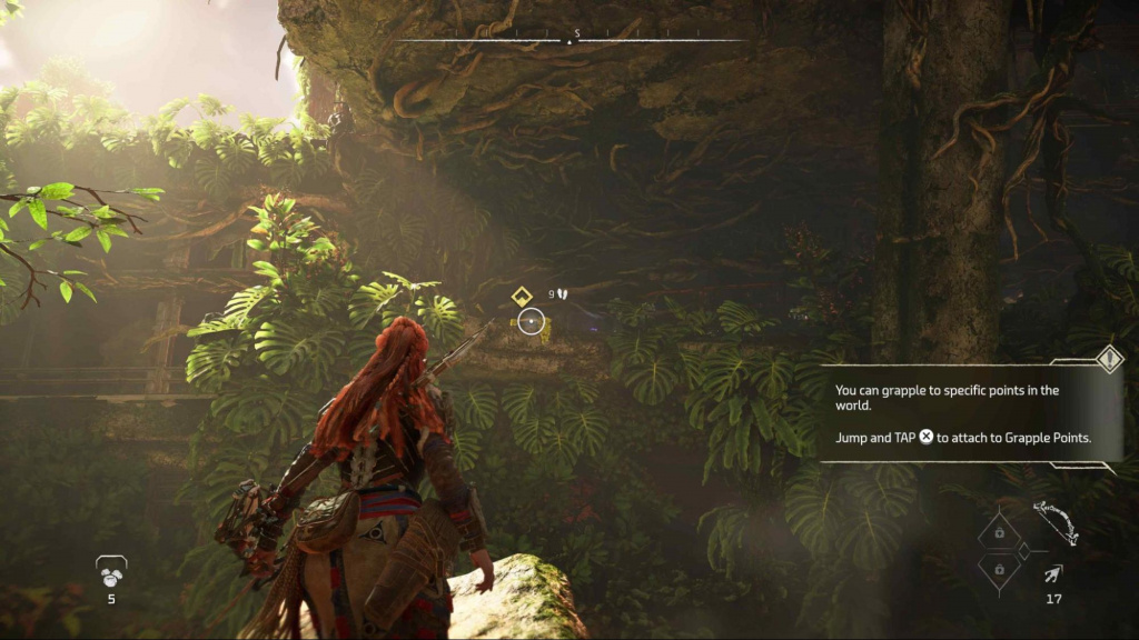 Horizon Forbidden West grappling hook guide - How to get, equip and use
