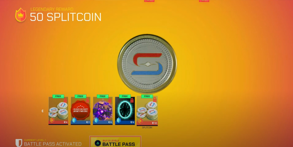 Splitgate beta battle pass