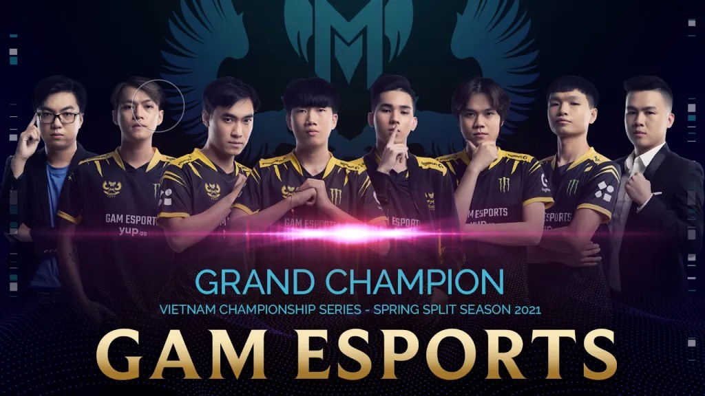 VCS 2021 Spring Split champions GAM Esports