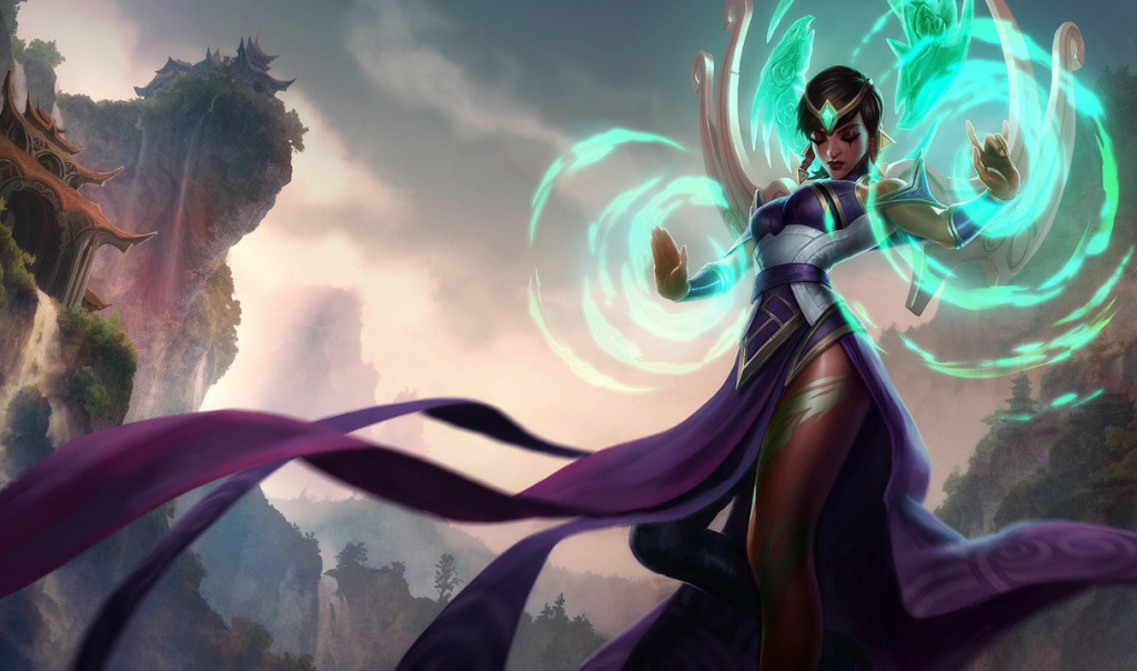Karma League of Legends splashart