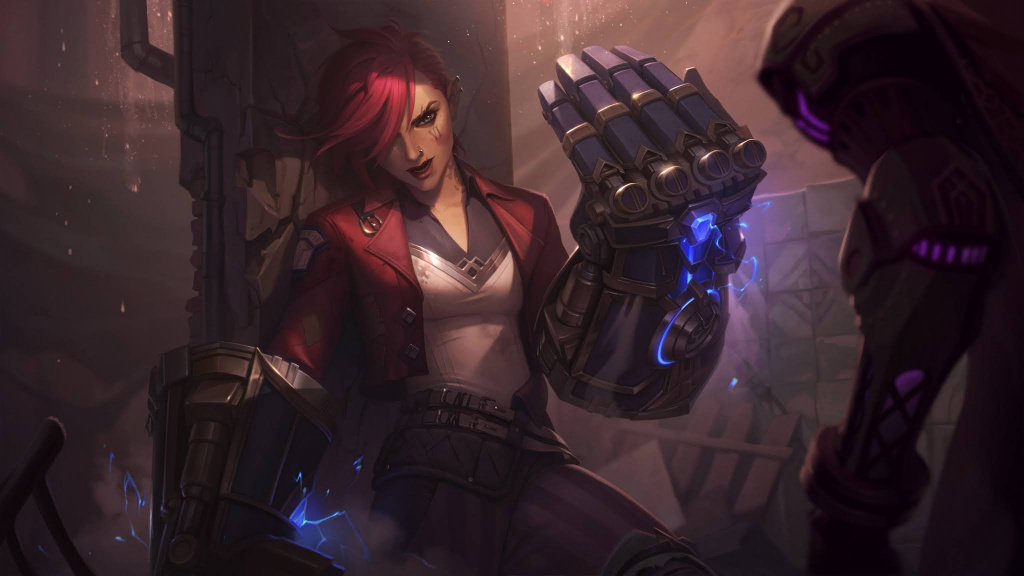 League of Legends Arcane Vi skin