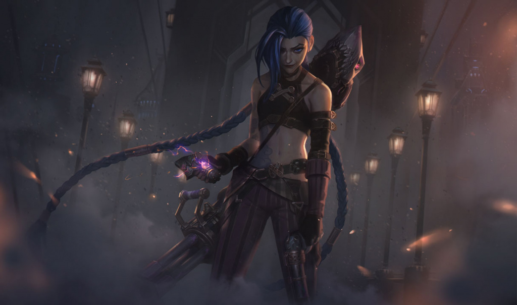 League of Legends Arcane Jinx skin