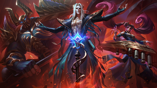 Mordekaiser, Karthus, and Sona