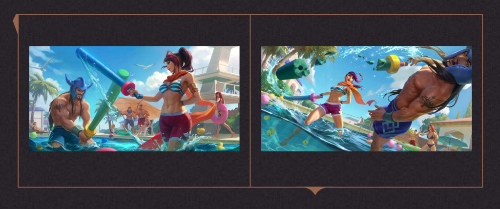 Legends of Runeterra 2.10.0 update Pool Party Champion Skins Boards Card Backs Bundles 
