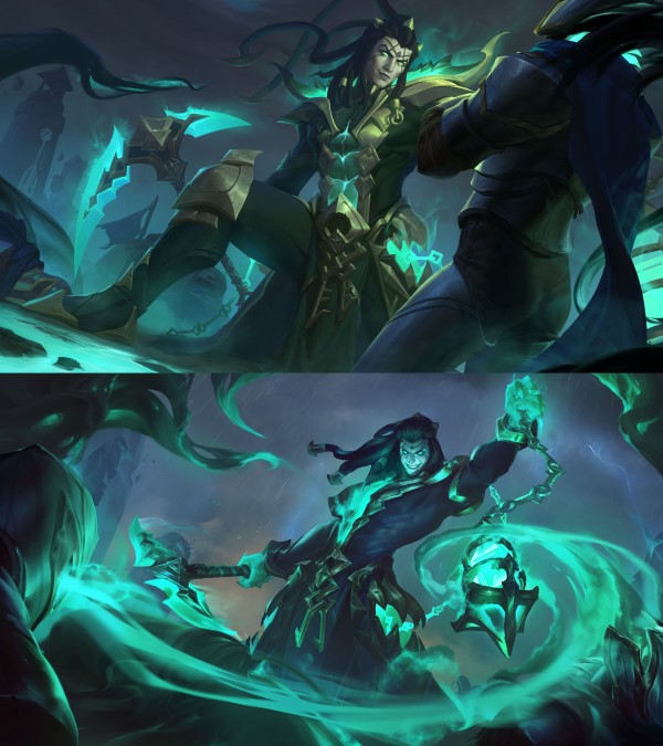 New Sentinels of Light skins and cosmetics for Legends of Runeterra