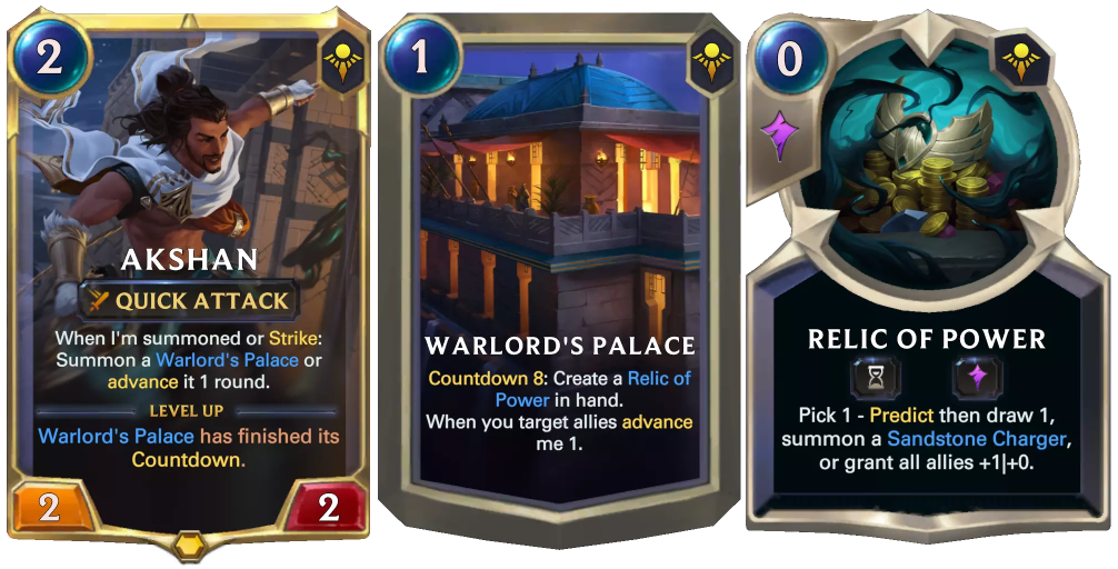 Legends of Runeterra Sentinels of Light Akshan cards 1