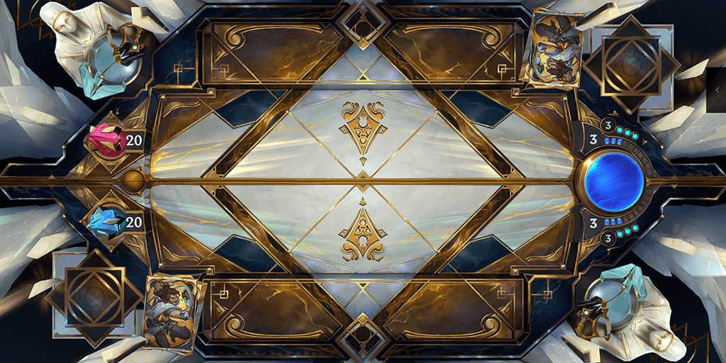 Legends of Runeterra Sentinels of Light HQ board