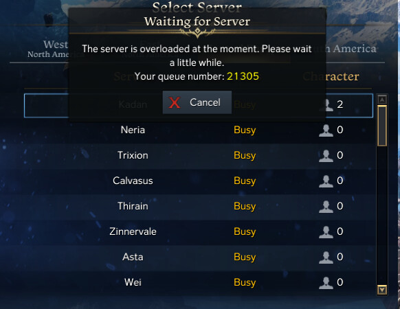 Lost Ark 10027 Error Cannot Connect Due To Heavy Traffic Explained