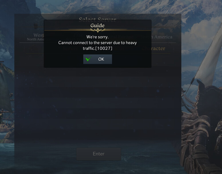 Lost Ark 10027 Error Cannot Connect Due To Heavy Traffic Explained