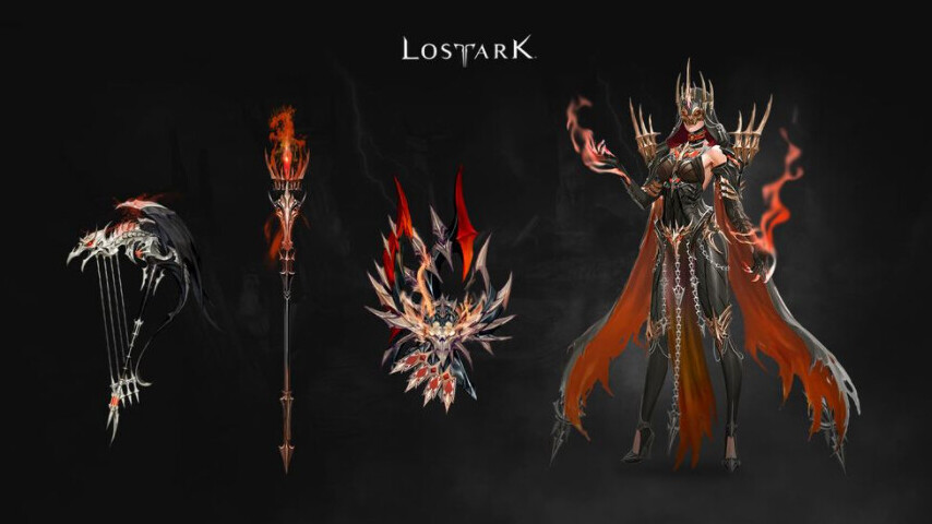 lost ark omen skin collection mage class in-game store royal crystals currency