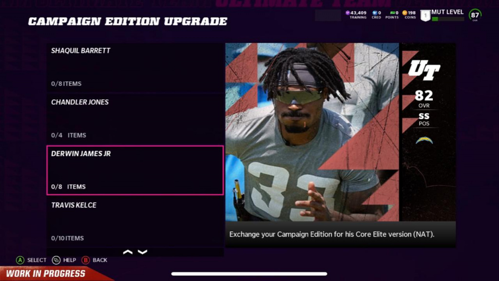 Madden 22 Madden Ultimate Team The Campaign Player Sets