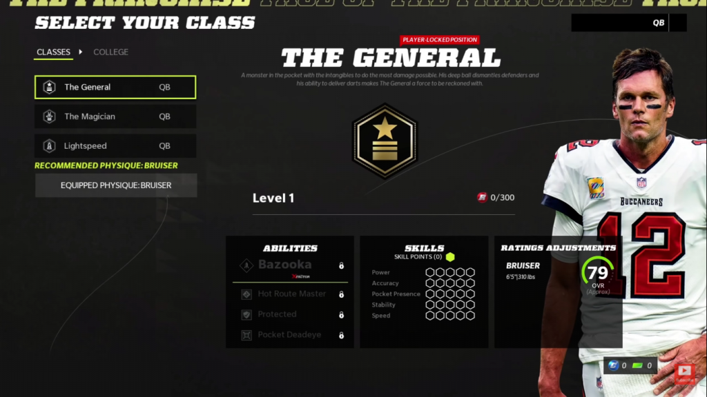 Madden 22 Face of the Franchise Road to the Draft and Class