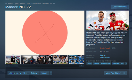 Madden 22 refund steam