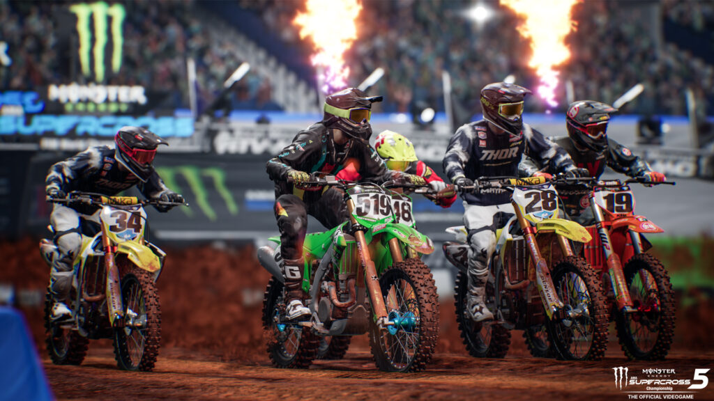 Monster Energy Supercross 5 Multiplayer mode