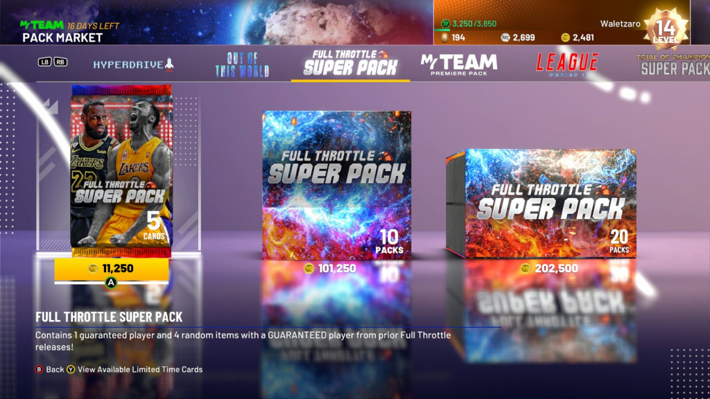 Full Throttle Super Pack Market