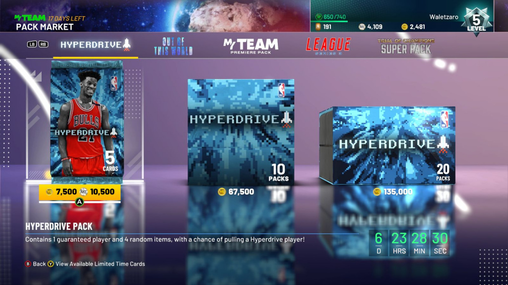 Hyperdrive Pack Market