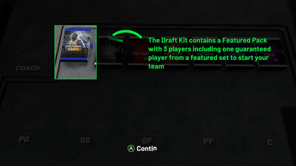NBA 2K22 MyTeam Draft Feature Packs 
