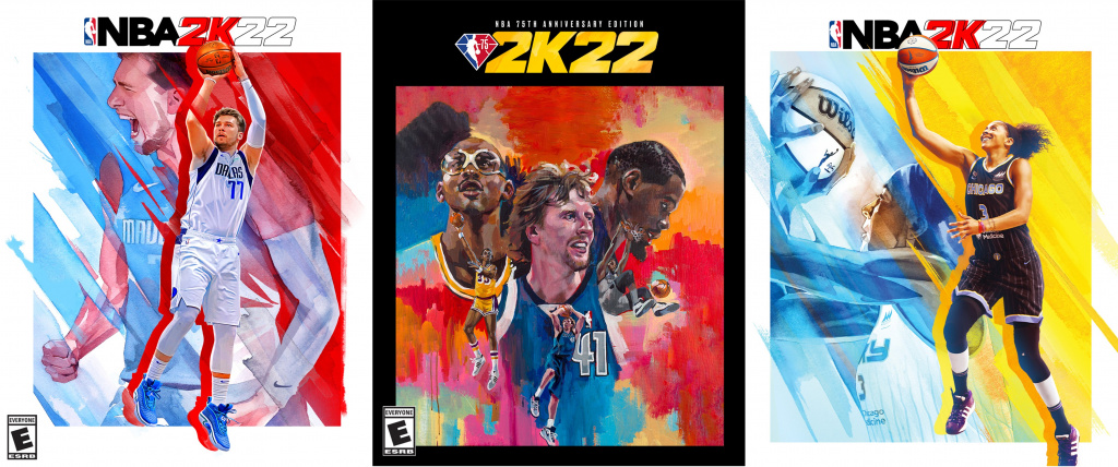 NBA 2K22 cover arts