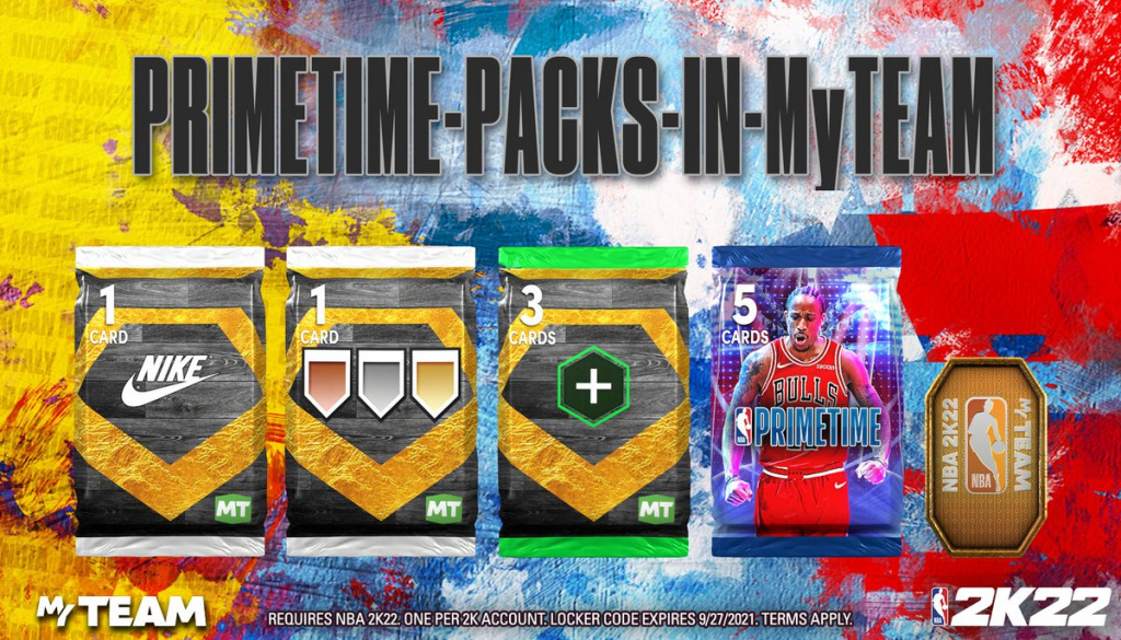 NBA 2K22 Primetime II Locker Code