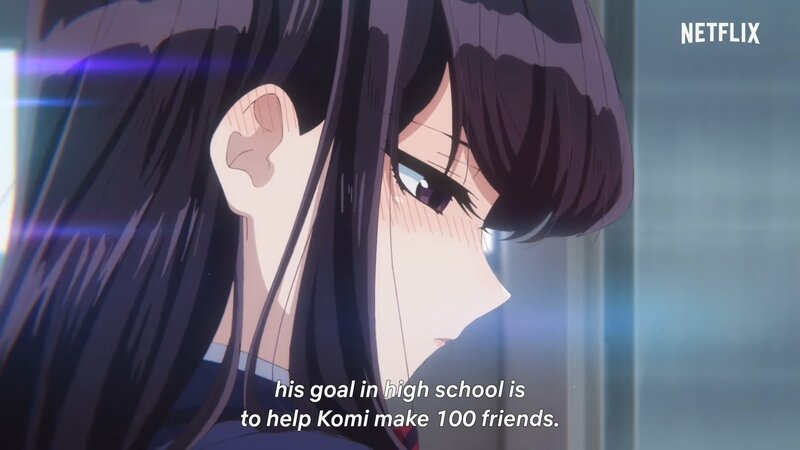 Komi Can't Communicate Netflix banner