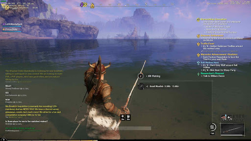 Fishing guide New World