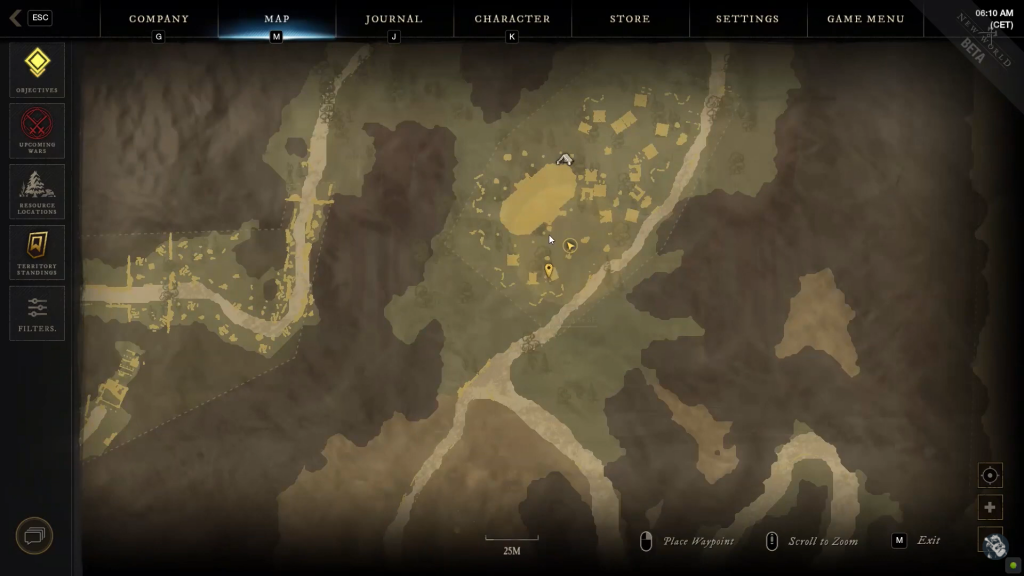 hilltop encampment
