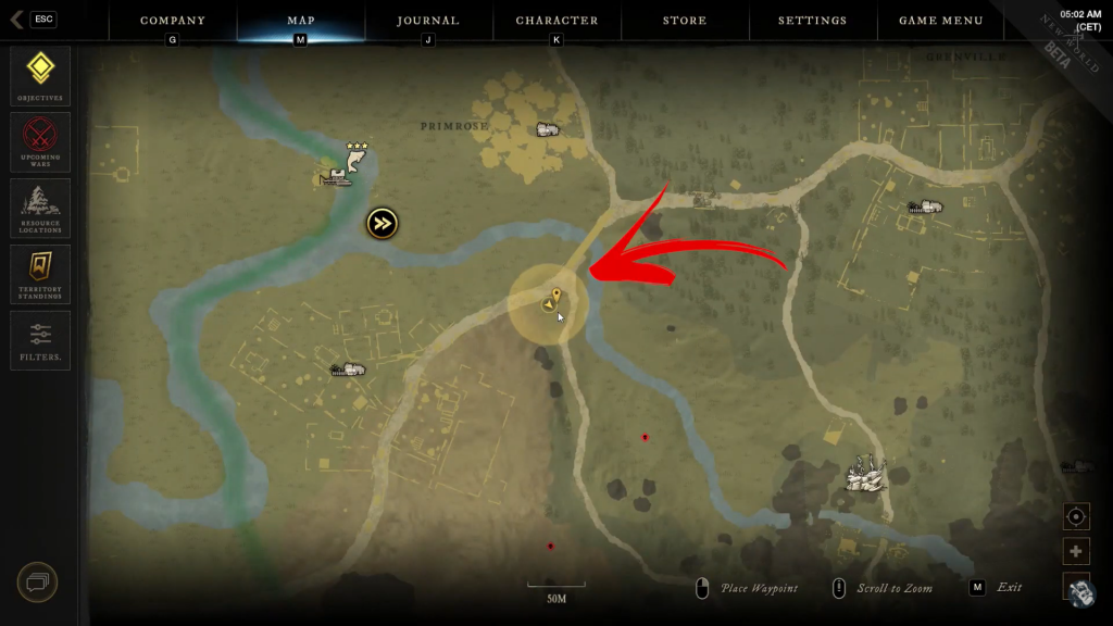 Fifth mint farming spot. (Picture: Amazon Games)