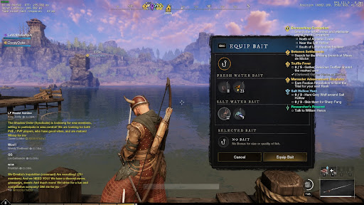 New World freshwater bait