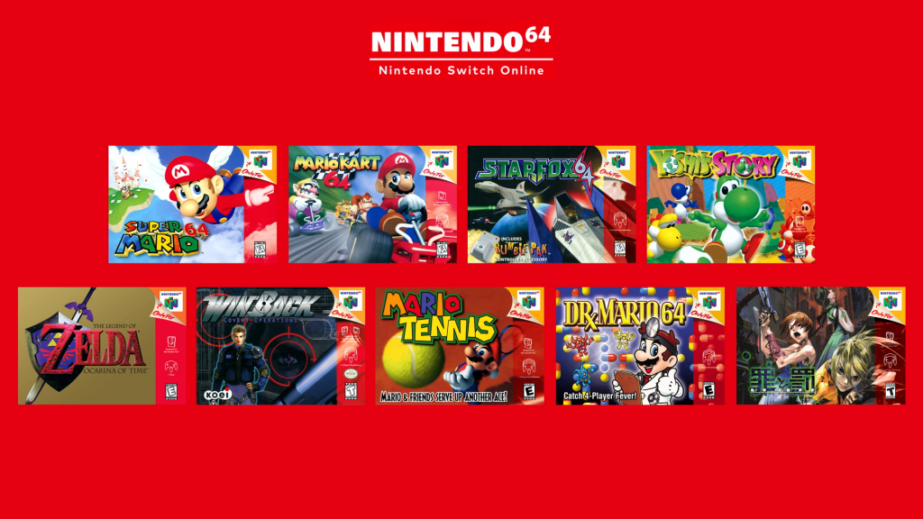 Nintendo Switch Online Nintendo 64 games