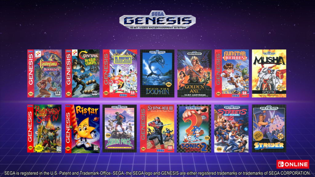 Nintendo Switch Online Sega Genesis