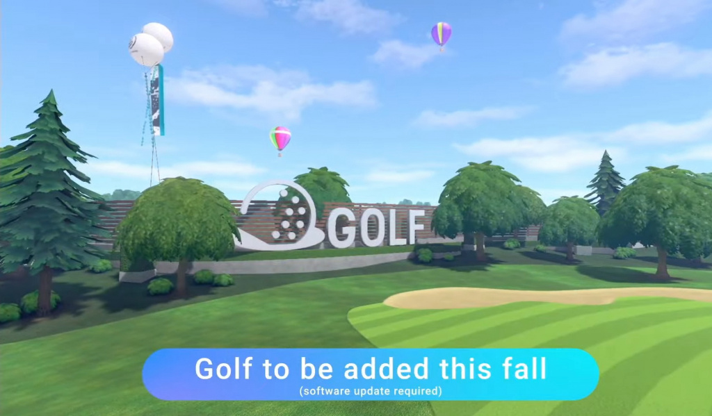 Nintendo Switch Sports Golf update