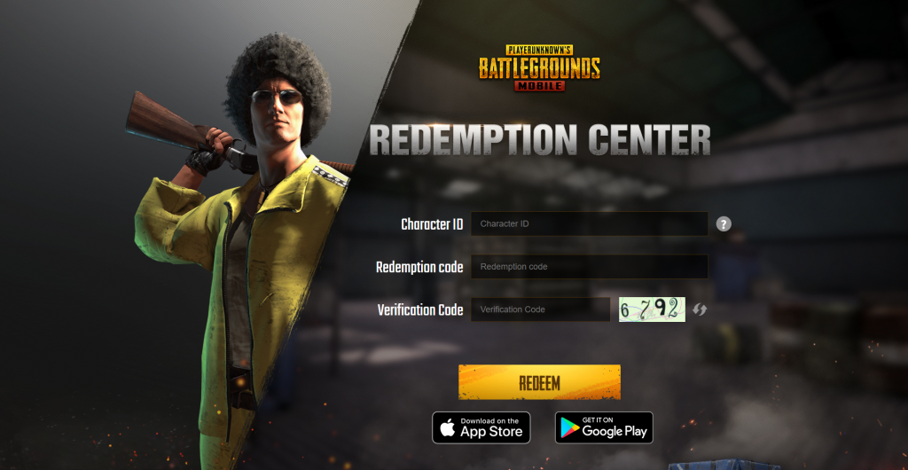 pubg mobile how to redeem code