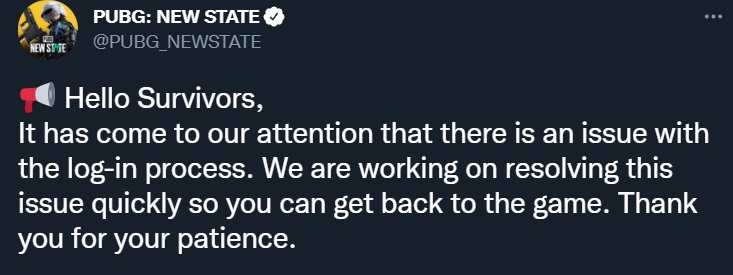 Pubg New State Connection Issues And Server Status Ginx Esports Tv