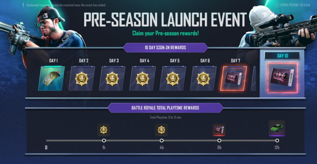 PUBG New State launch events