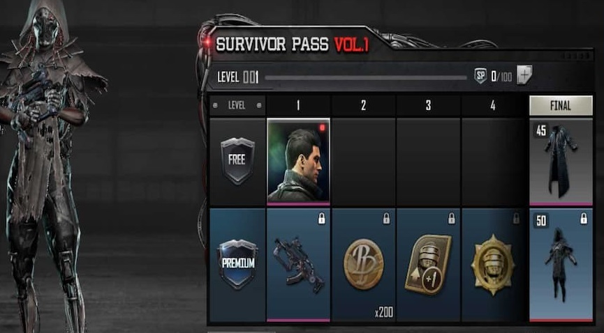 PUBG New State survivor pass price cost season 1 all rewards premium free
