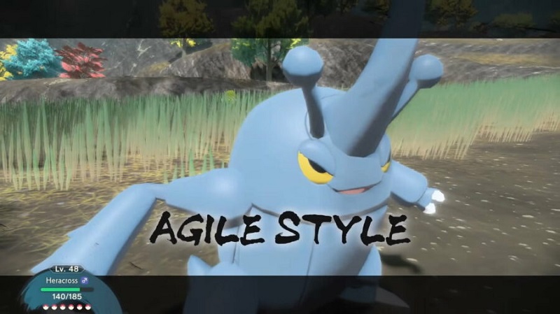 catch Heracross Pokémon Legends Arceus how to get alpha agile style