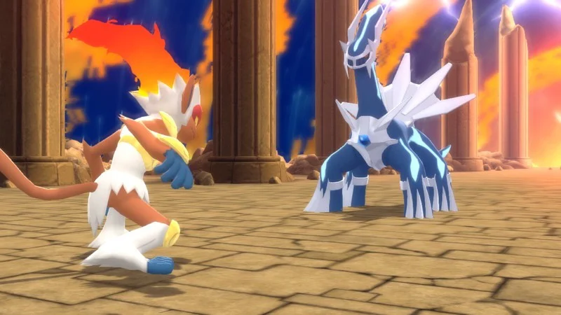 Pokémon Brilliant Diamond Shining Pearl Dialga e Palkia