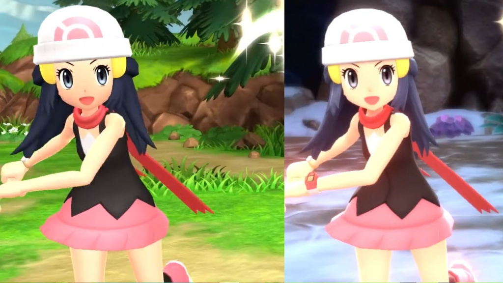 Pokemon Diamond and Pearl Remake Comparison 