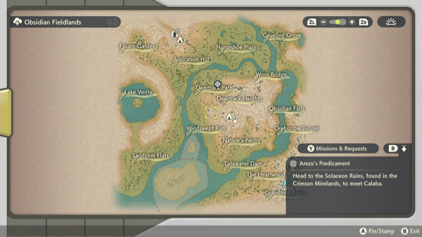 pokemon legends arceus guide munchlax obsidian fieldlands map