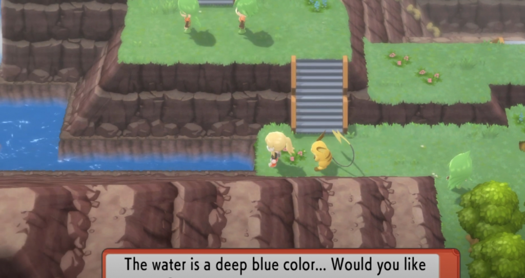 The water you need to surf on. (Picture: Game Freak)