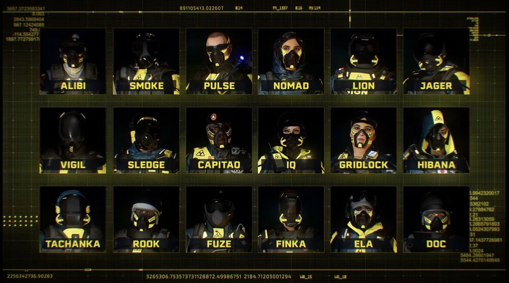 Rainbow Six Siege Extraction Operators free