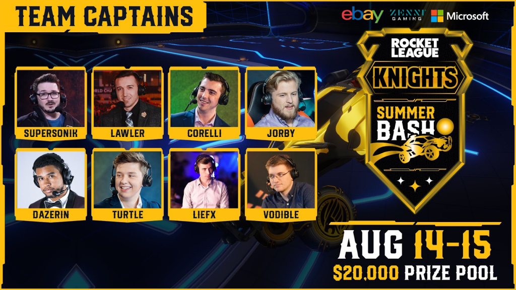 pittsburgh knights, rlcs, rocket league, summer bash, stream, how to watch, schedule, time, teams, format