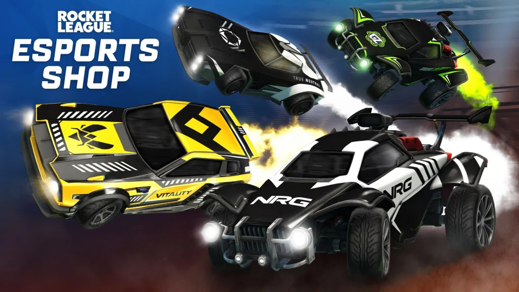 rocket league, bundle, dlc, cost, price, items, rarity, item shop, credits, away, esports, home, kits, sponsors