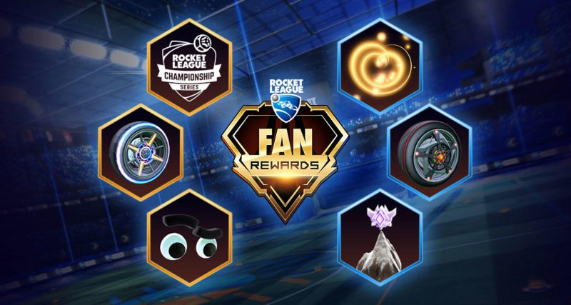 rocket league, drops, items, stream, twitch, account, fan, rewards, series