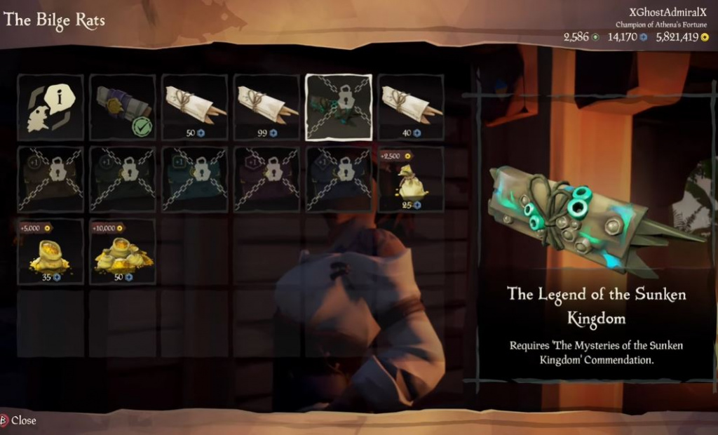 Unlock the The Legend of the Sunken Sorrow at The Bilge Rats