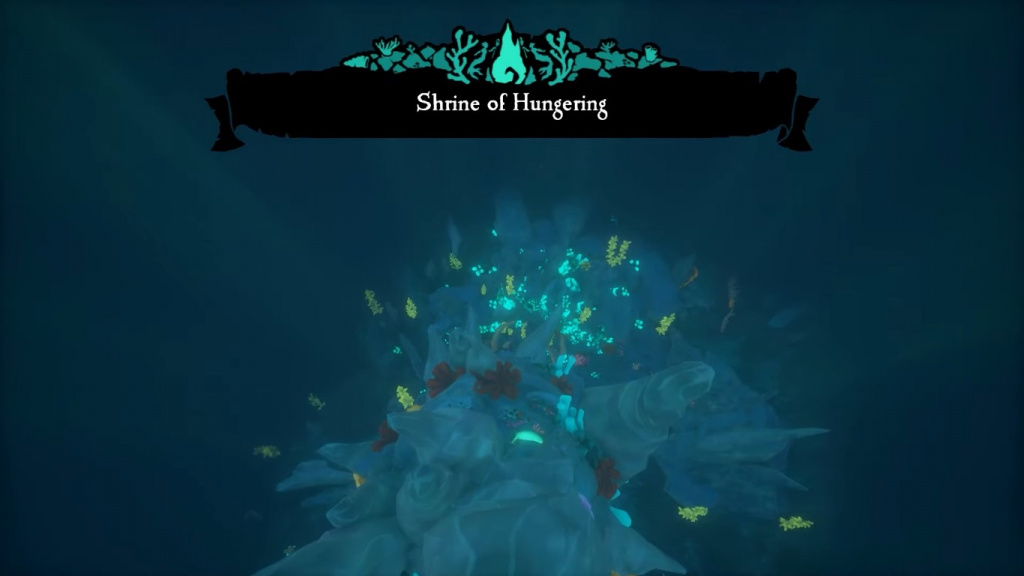 Shrine of Hundering shark-infested waters