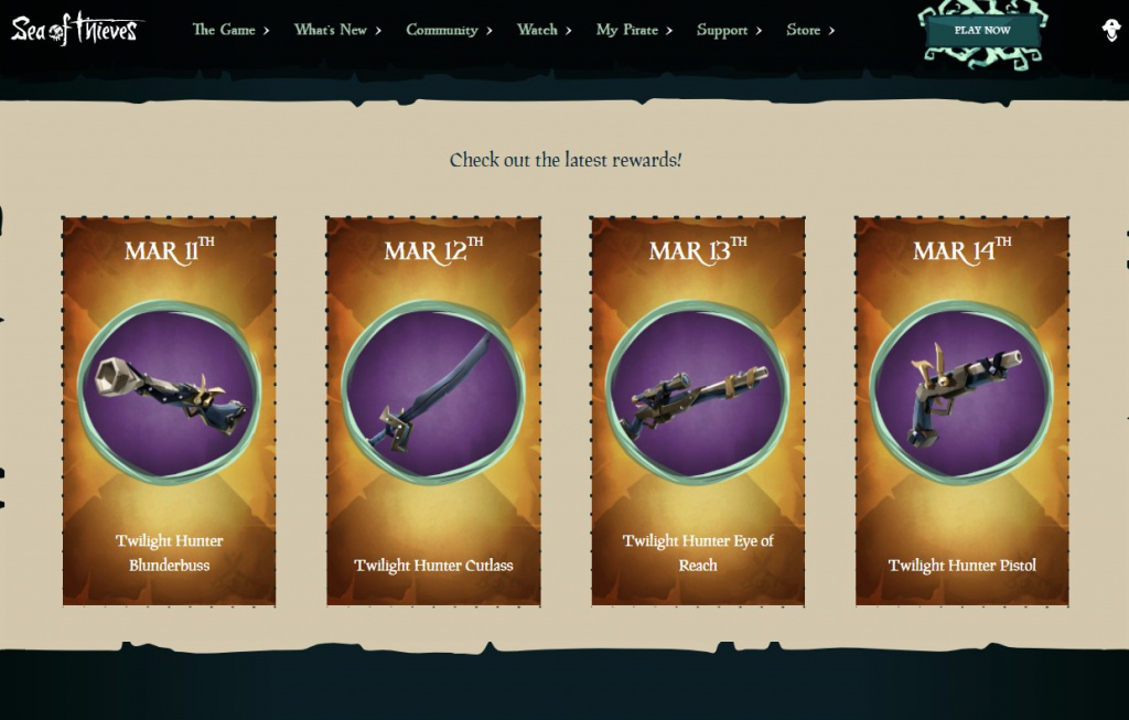 sea of thieves season 6 twitch drop rewards