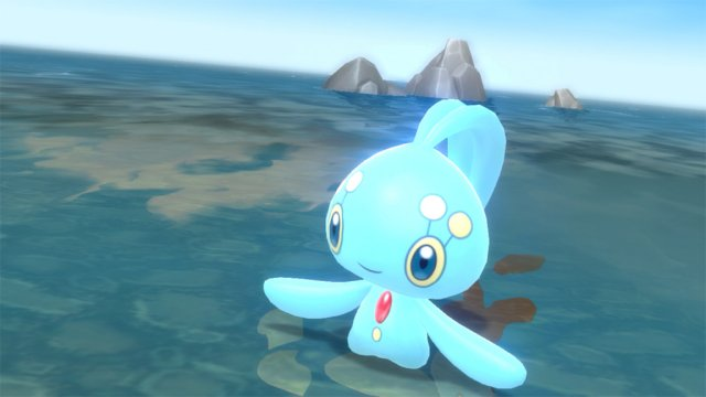 Manaphy is one of a few Mythical Pokemon from Generation IV. (Picture: GameFreak)