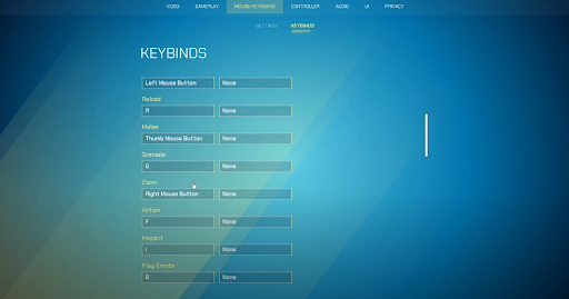 Splitgate best keybinds
